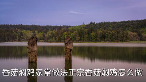香菇燜雞家常做法正宗香菇燜雞怎么做