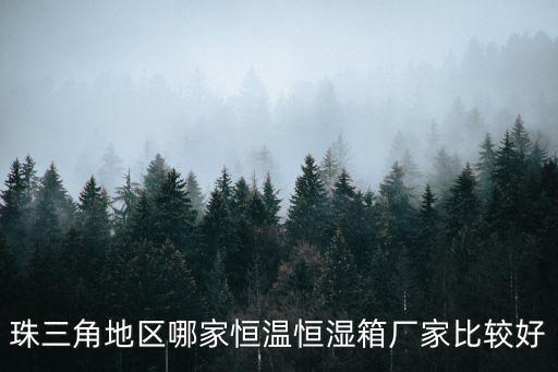 廣州高精度恒溫恒濕箱，珠三角地區(qū)哪家恒溫恒濕箱廠家比較好