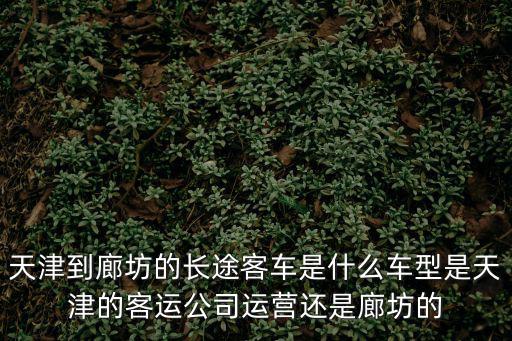 天津到廊坊的長途客車是什么車型是天津的客運公司運營還是廊坊的