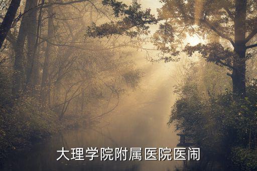 大理學院附屬醫院醫鬧