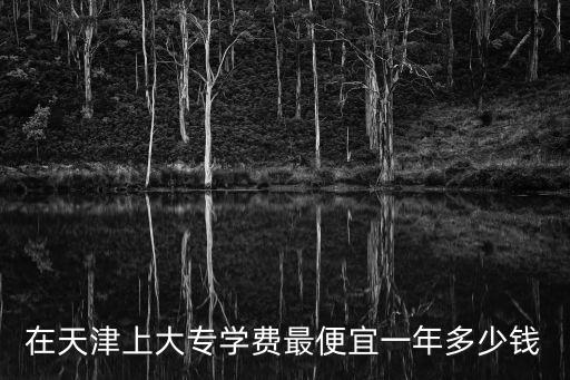 在天津上大專學費最便宜一年多少錢