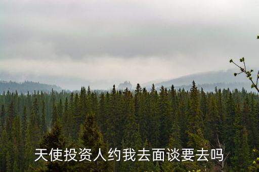 天使投資人約我去面談要去嗎