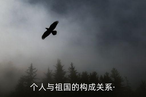個人與祖國的構成關系·
