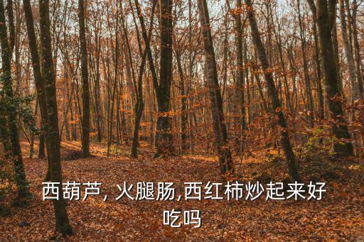  西葫蘆, 火腿腸,西紅柿炒起來好吃嗎