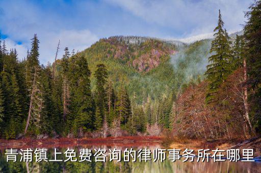 青浦鎮(zhèn)上免費(fèi)咨詢的律師事務(wù)所在哪里