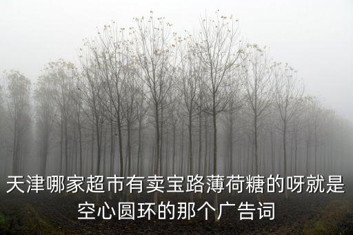 天津哪家超市有賣寶路薄荷糖的呀就是空心圓環的那個廣告詞
