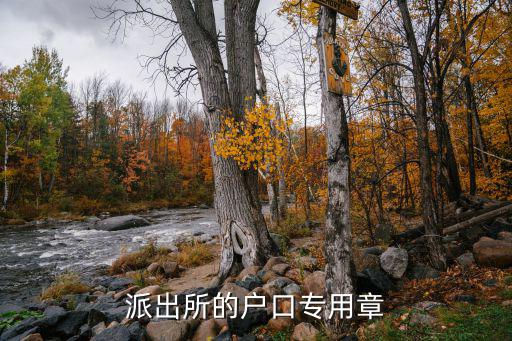 派出所的戶口專用章