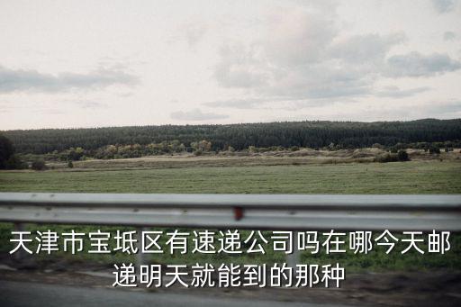 天津市寶坻區(qū)有速遞公司嗎在哪今天郵遞明天就能到的那種