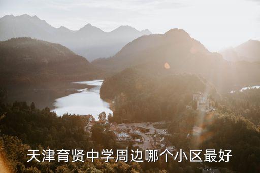 天津育賢中學周邊哪個小區最好