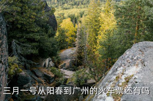 三月一號(hào)從陽春到廣州的火車票還有嗎