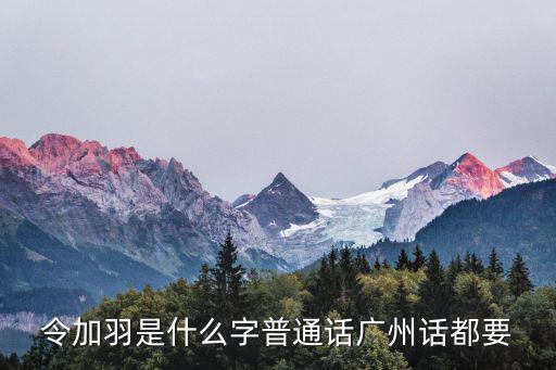 翎廣州怎么讀音是什么，翎的粵語怎么讀與那個字同音