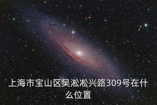 上海市寶山區吳淞凇興路309號在什么位置