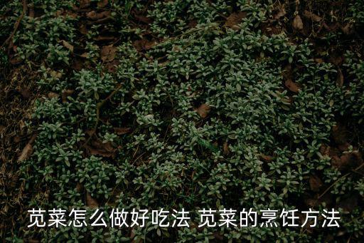  莧菜怎么做好吃法 莧菜的烹飪方法