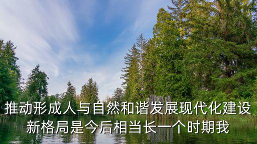 推動形成人與自然和諧發展現代化建設新格局是今后相當長一個時期我