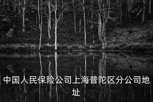 上海市新華路540號，中國人民保險公司上海普陀區分公司地址