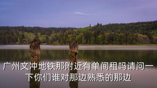 廣州文沖地鐵那附近有單間租嗎請問一下你們誰對那邊熟悉的那邊