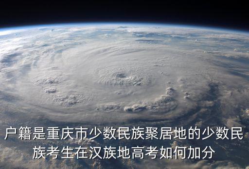 重慶市少數民族地區工作補貼，12年重慶地區少數民族加分政策