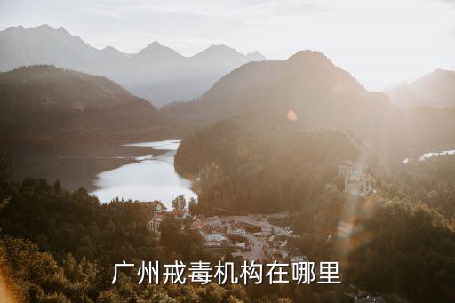 廣州戒毒機構(gòu)在哪里