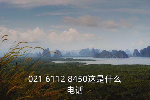 021 6112 8450這是什么電話