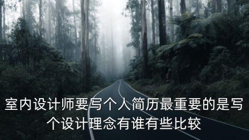 室內設計師要寫個人簡歷最重要的是寫個設計理念有誰有些比較