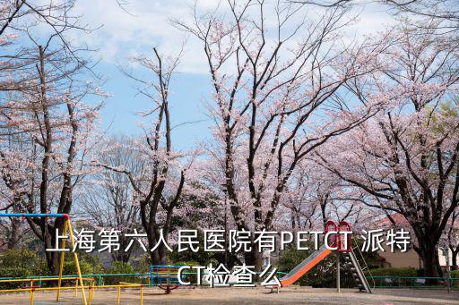 上海第六人民醫院有PETCT 派特CT檢查么