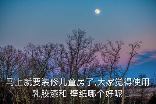 小王子壁紙,兒童房裝修我也用乳膠漆和壁紙效果好