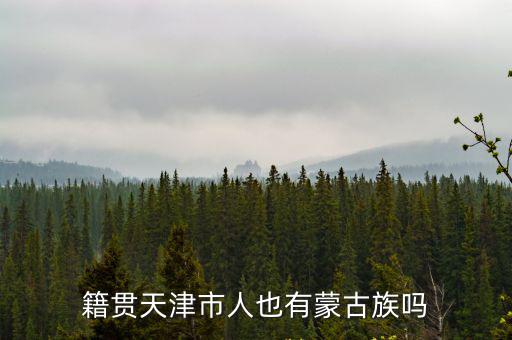 籍貫天津市人也有蒙古族嗎