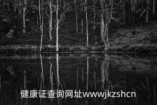 健康證查詢網址wwwjkzshcn