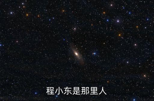 程小東是那里人