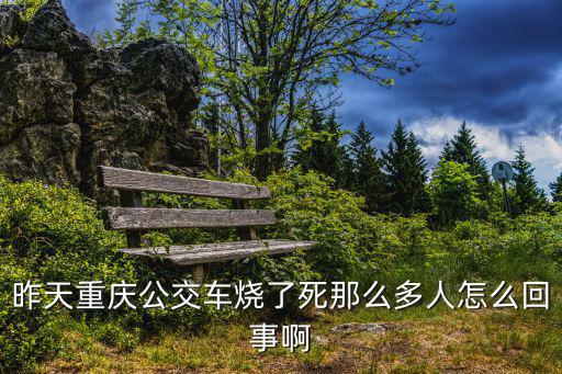 昨天重慶公交車燒了死那么多人怎么回事啊
