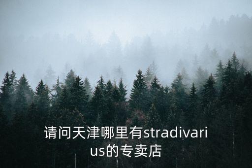 請問天津哪里有stradivarius的專賣店