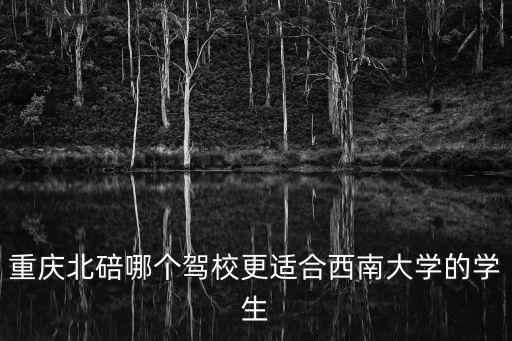 重慶北碚哪個駕校更適合西南大學的學生