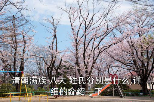 清朝滿族 八大 姓氏分別是什么,詳細的介紹一下