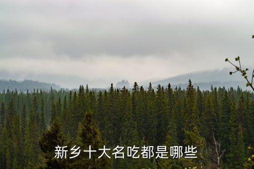 新鄉十大名吃都是哪些