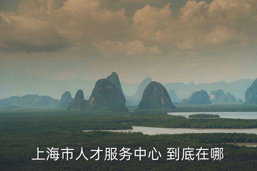 上海市人才服務中心 到底在哪
