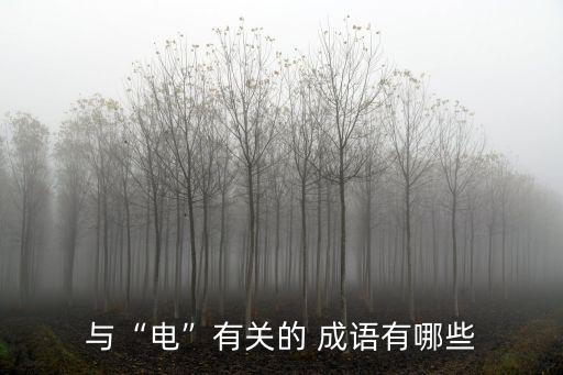 電的成語,《在和平的日子里》第五章:電閃雷鳴閃耀著希望