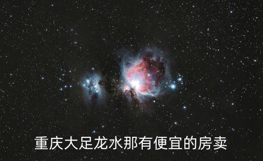 重慶大足龍水那有便宜的房賣