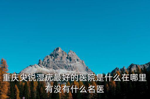 重慶尖銳濕疣最好的醫(yī)院是什么在哪里有沒(méi)有什么名醫(yī)