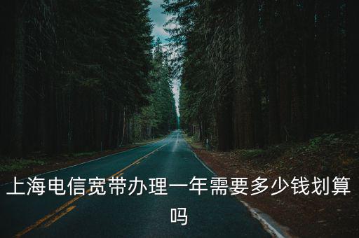 上海市中國電信寬帶收費標準，上海電信寬帶一個月多少錢