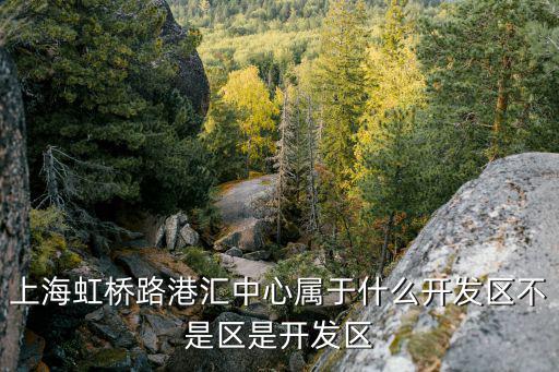上海虹橋路港匯中心屬于什么開發區不是區是開發區