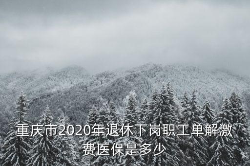 重慶市2020年退休下崗職工單解激費醫保是多少