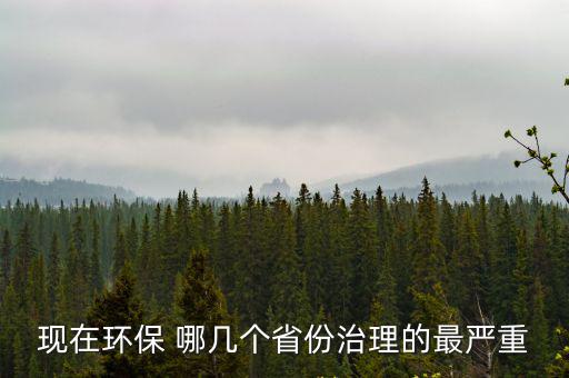 現在環保 哪幾個省份治理的最嚴重