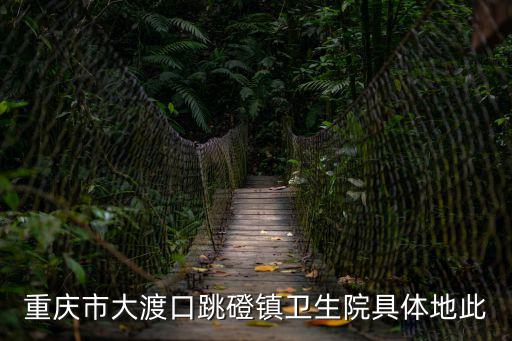 重慶市大渡口區(qū)跳磴鎮(zhèn)衛(wèi)生院待遇怎么樣，重慶大渡口的跳燈鎮(zhèn)怎么樣