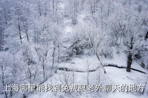 上海哪里能找到免費(fèi)跟老外聊天的地方