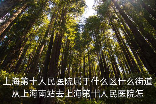 上海第十人民醫院屬于什么區什么街道從上海南站去上海第十人民醫院怎