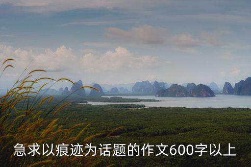 痕跡作文600字，急求以痕跡為話題的作文600字以上