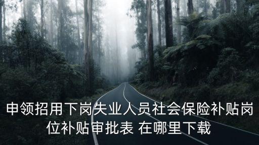 重慶市崗位補貼申請，重慶怎樣申請微企補助