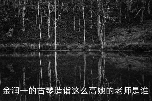 金潤一的古琴造詣這么高她的老師是誰