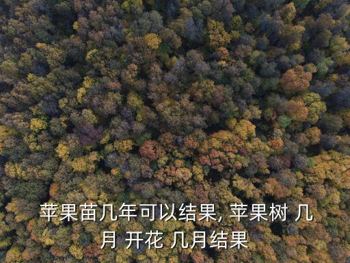  蘋果苗幾年可以結果, 蘋果樹 幾月 開花 幾月結果