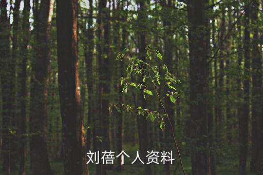 劉蓓個人資料